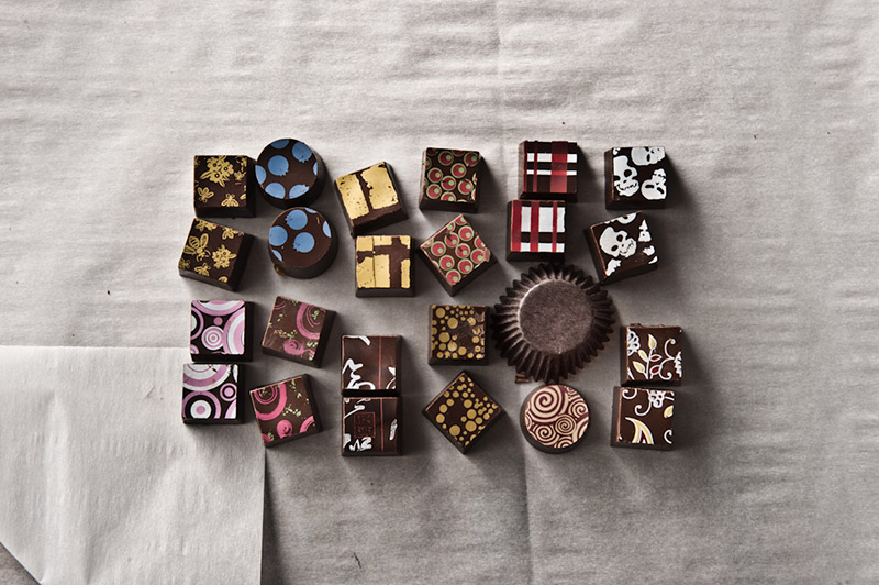 Is there anything more diabolical than assorted chocolates? Courtesy of the Dude, Sweet Chocolate website