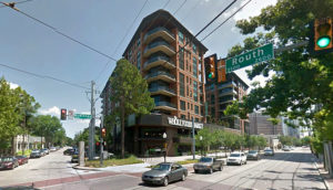 The McKinney/Boll Tower is being designed to complement this Whole Foods/Gables Apartments mixed-use development at McKinney Avenue and Routh Street.