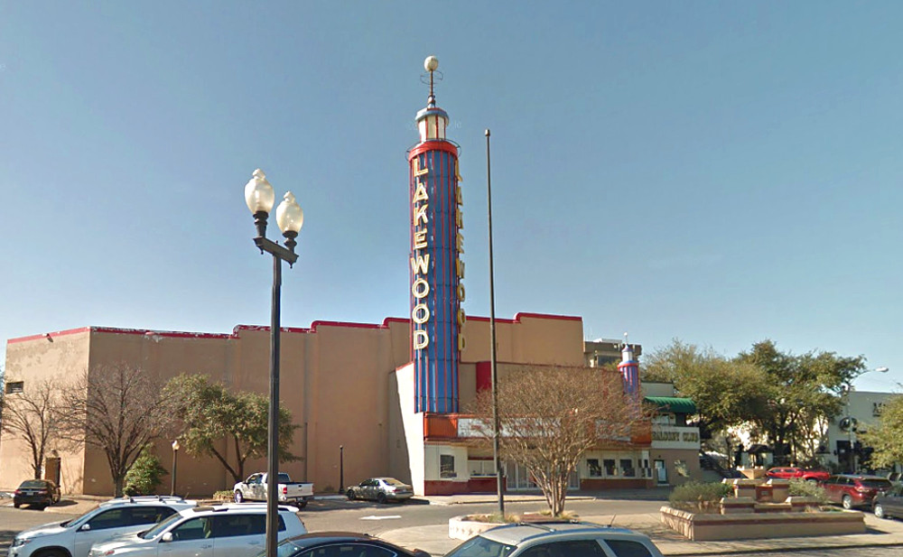 The Lakewood Theater in East Dallas was restored by the same development team that is taking on the Ervay Theater. Image: Google Maps.