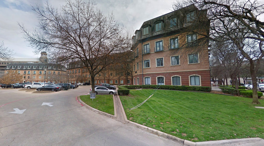 The Cedar Maple Plaza office complex in Uptown, as seen from Bookhout Street. Image: Google Streets.