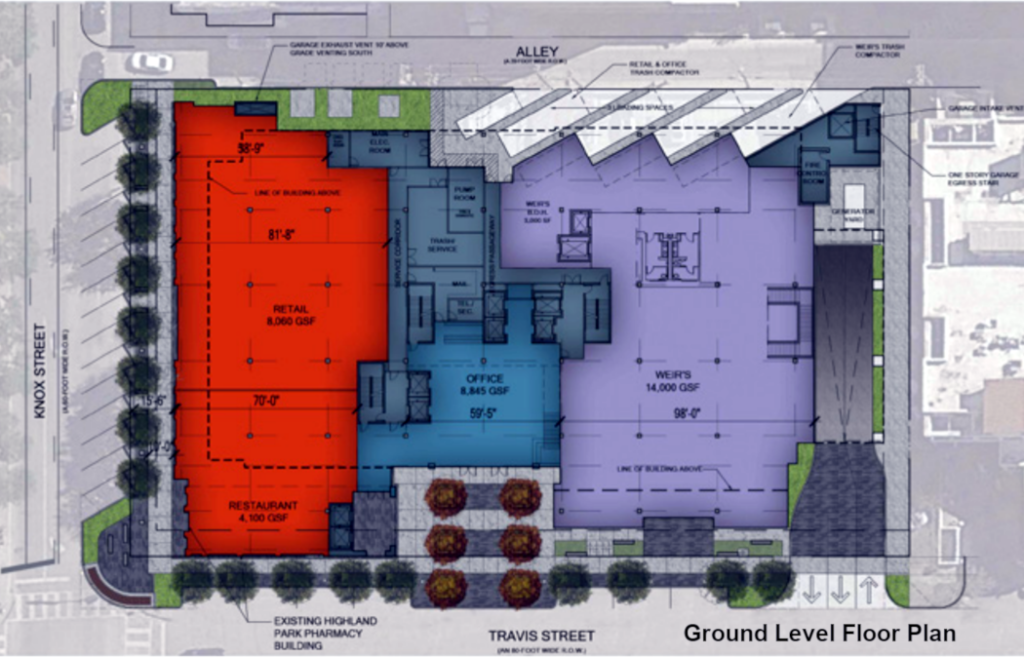 Floor plan courtesy of Four Rivers Capital.
