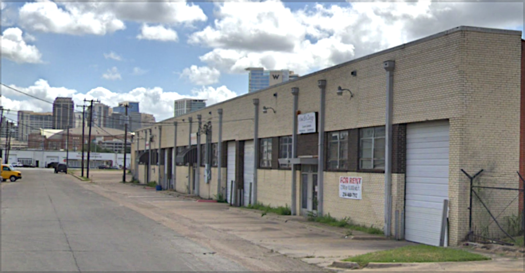 A warehouse built in 1951 occupies most of the site JMJ Development wants for its project. Courtesy: Google Streets.