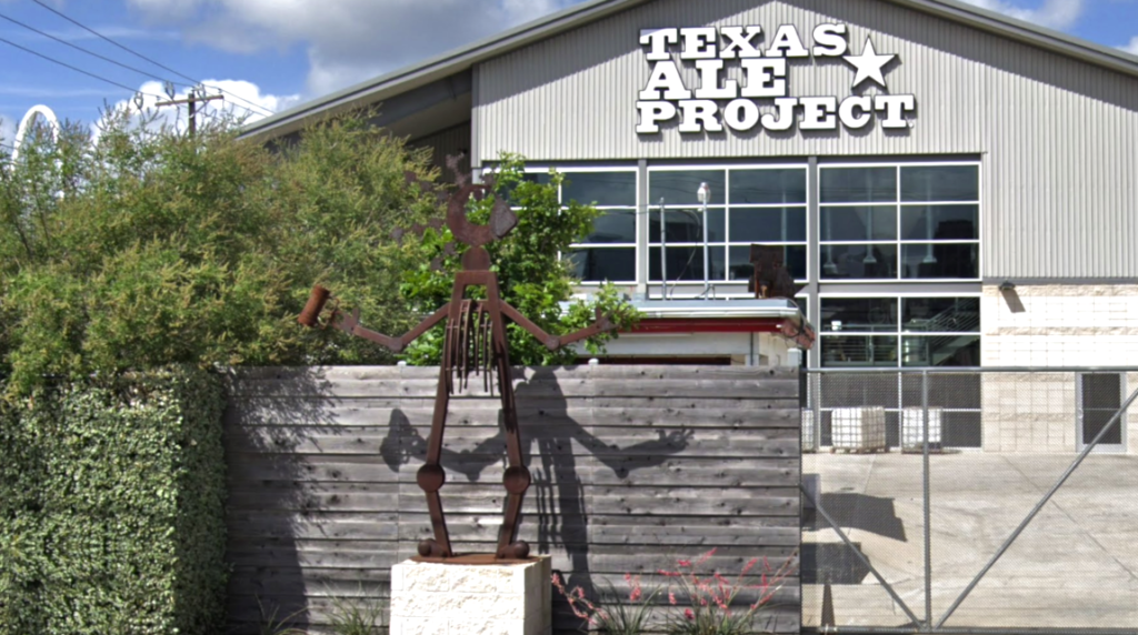 The Texas Ale Project brewery and tap room opened in the Design District in 2014. Courtesy: Google Streets.